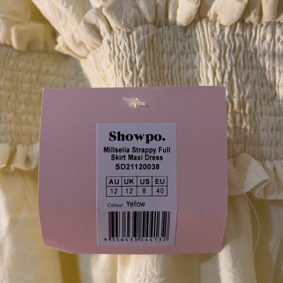 🌻 MILLSEILA STRAPPY FULL SKIRT MAXI DRESS IN YELLOW - Picture 6 of 7